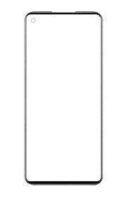 Mozomart Touch Screen Front Glass for Realme Narzo 30 Black - Zeespares.in