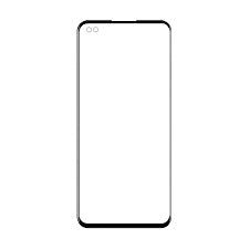 Mozomart Touch Screen Front Glass for Realme X50 Pro 5G Black - Zeespares.in