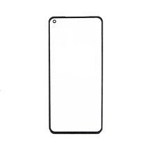 Mozomart Touch Screen Front Glass for Realme X7 Pro Black - Zeespares.in