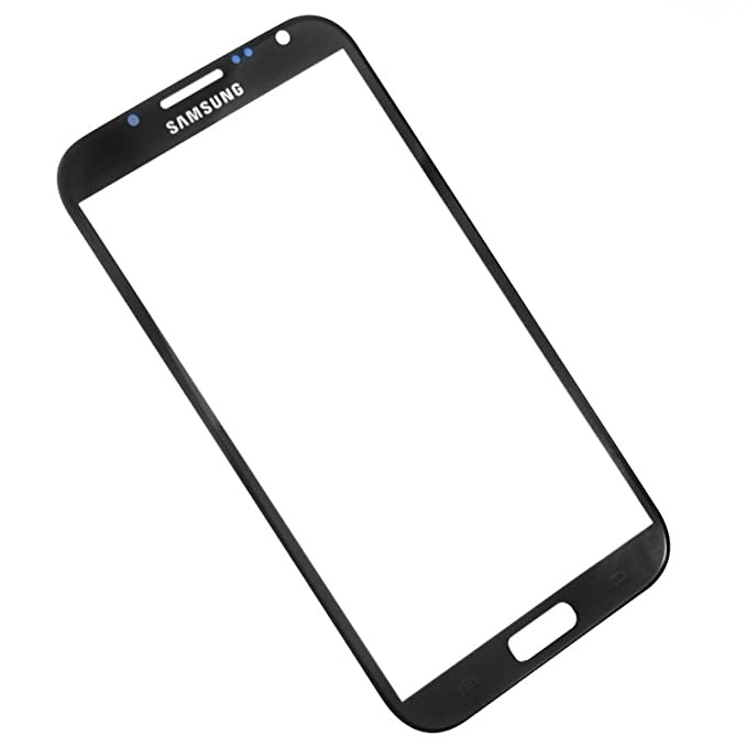 Mozomart Touch Screen Front Glass for Samsung Galaxy Note 2 Black - Zeespares.in