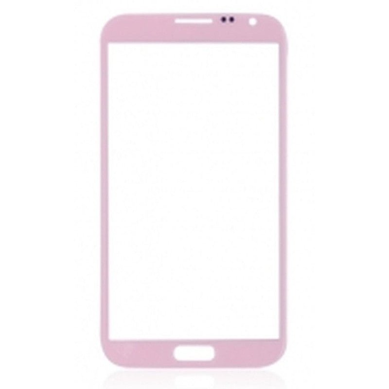 Mozomart Touch Screen Front Glass for Samsung Galaxy Note 2 Pink - Zeespares.in