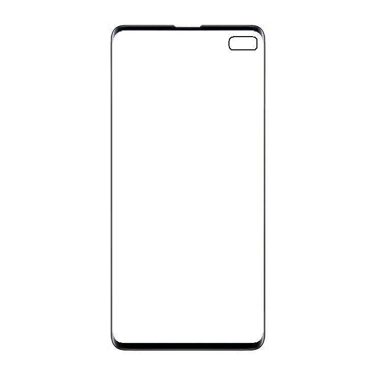 Mozomart Touch Screen Front Glass for Samsung Galaxy S10 Plus Black - Zeespares.in