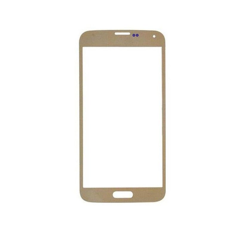 Mozomart Touch Screen Front Glass for Samsung Galaxy S5 Gold - Zeespares.in