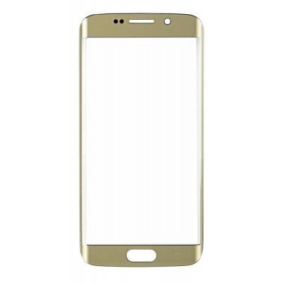 Mozomart Touch Screen Front Glass for Samsung Galaxy S6 Edge Gold - Zeespares.in