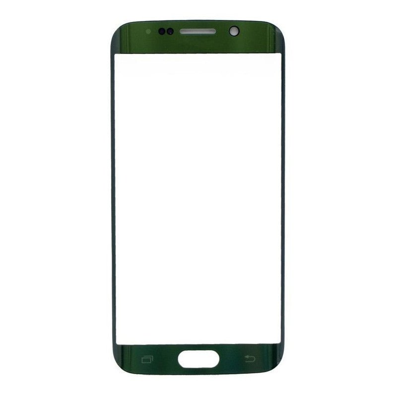 Mozomart Touch Screen Front Glass for Samsung Galaxy S6 Edge Green - Zeespares.in