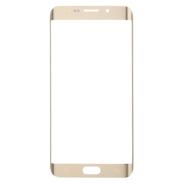 Mozomart Touch Screen Front Glass for Samsung Galaxy S6 Edge Plus Gold - Zeespares.in