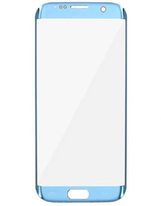 Mozomart Touch Screen Front Glass for Samsung Galaxy S7 Edge Blue - Zeespares.in
