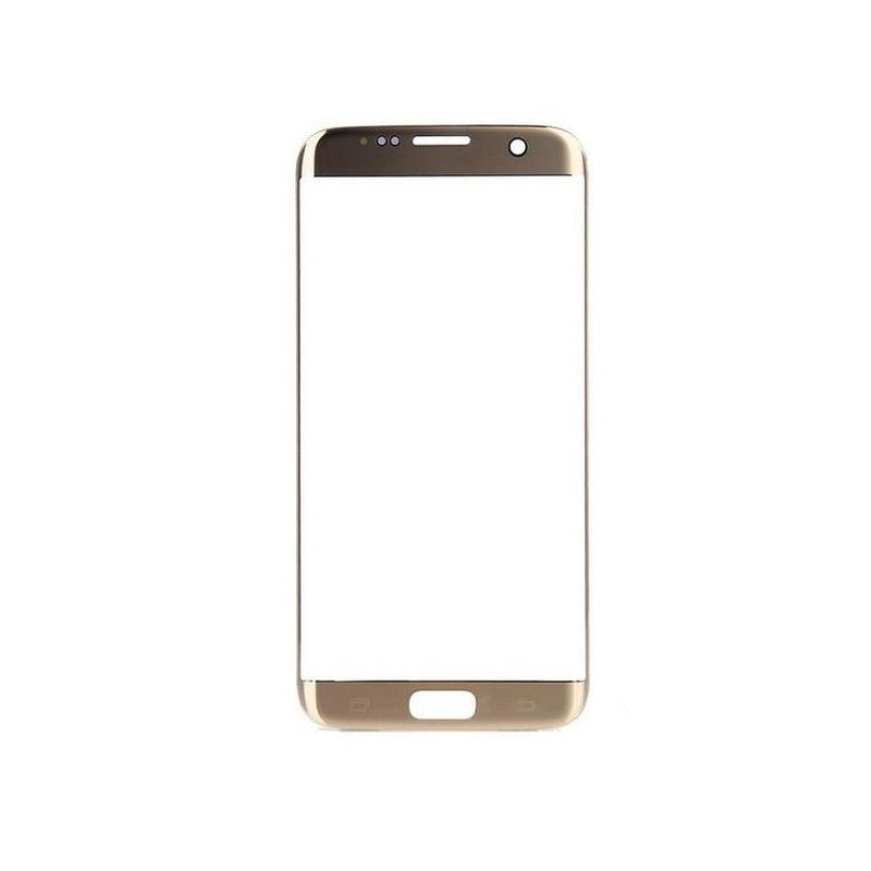 Mozomart Touch Screen Front Glass for Samsung Galaxy S7 Edge Gold - Zeespares.in