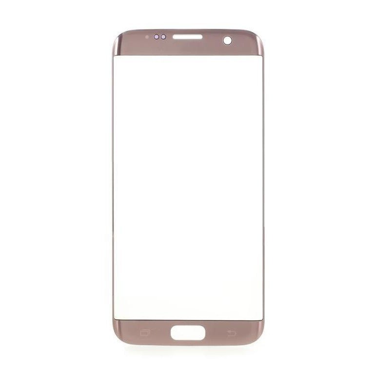 Mozomart Touch Screen Front Glass for Samsung Galaxy S7 Edge Rose Gold - Zeespares.in