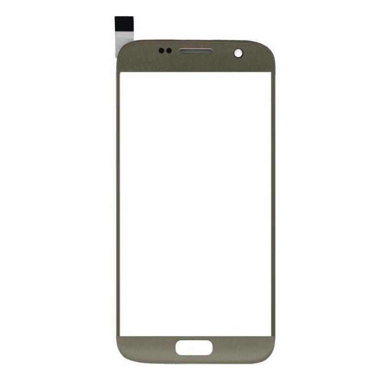 Mozomart Touch Screen Front Glass for Samsung Galaxy S7 Gold - Zeespares.in