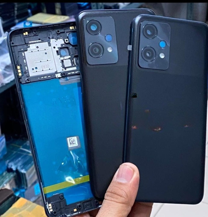 Mozomart Back Panel with Camera Lens for Oneplus Nord CE2 Gray Mozomart